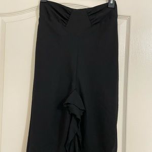 Black skirt midi length